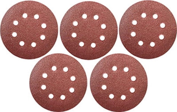 Dedra-Schleifscheibe 180Gr, 125Mm, Klettverschluss, Satz Mit 5 Stück