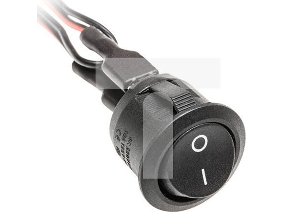 Gtv Vippekontakt 12V 3A Sort Med 0,1M Kabler Og Mini Amp Han- Og Hunstik