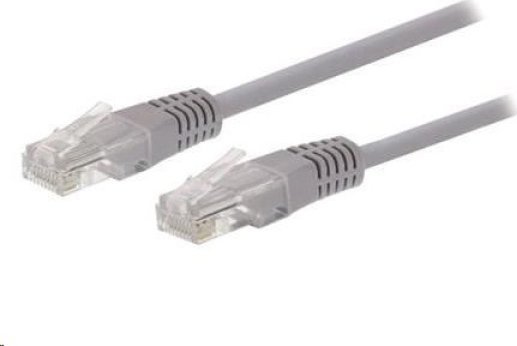 C-Tech Patchcord Cat5e, Utp, Grå, 25 M