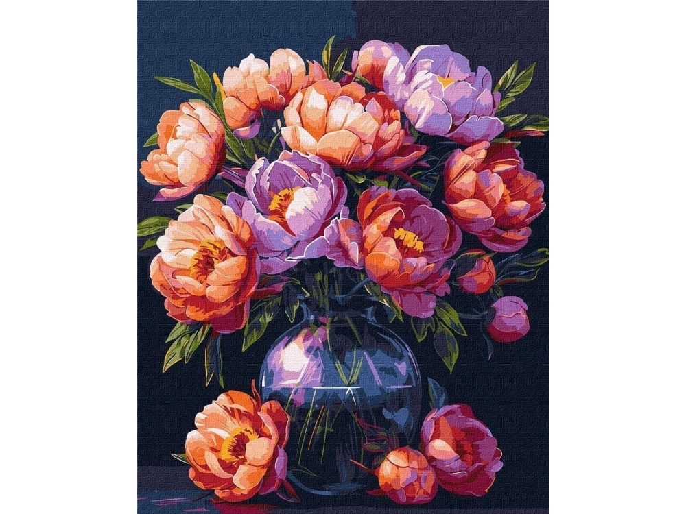 Maalaus numeroiden mukaan - Kukka ylellisyyttä 40x50cm