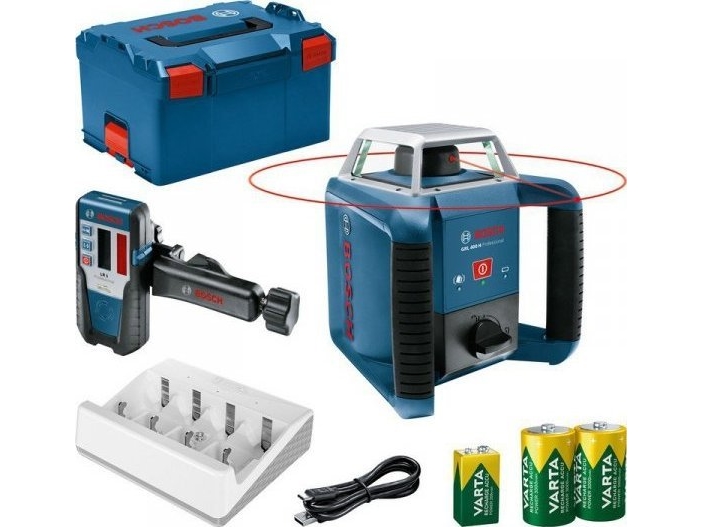 Bosch Drehlaser Grl400h + Lr1 Lboxx