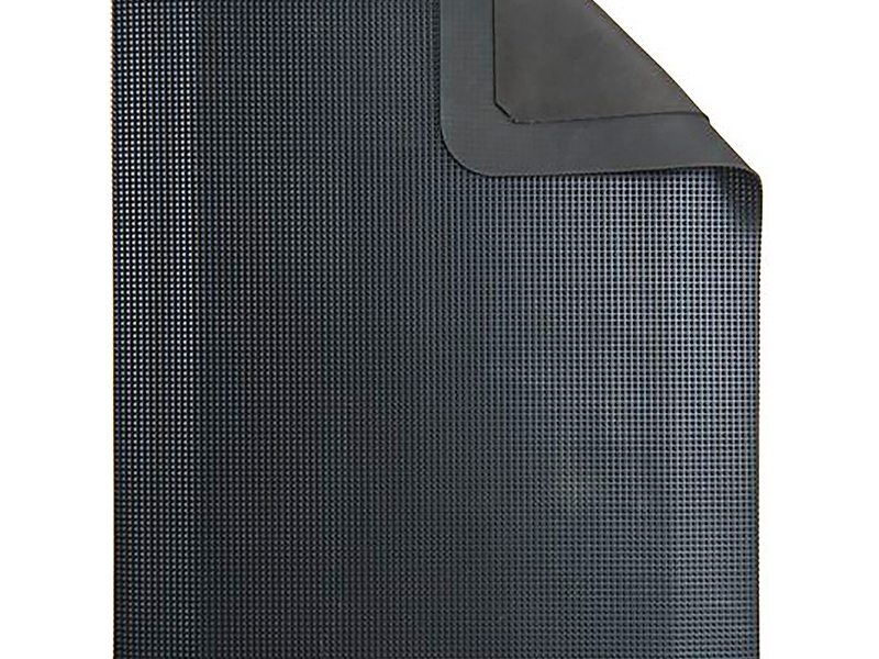 Industrimåtte Ergomat Pyramid 1,20 m bred Sort
