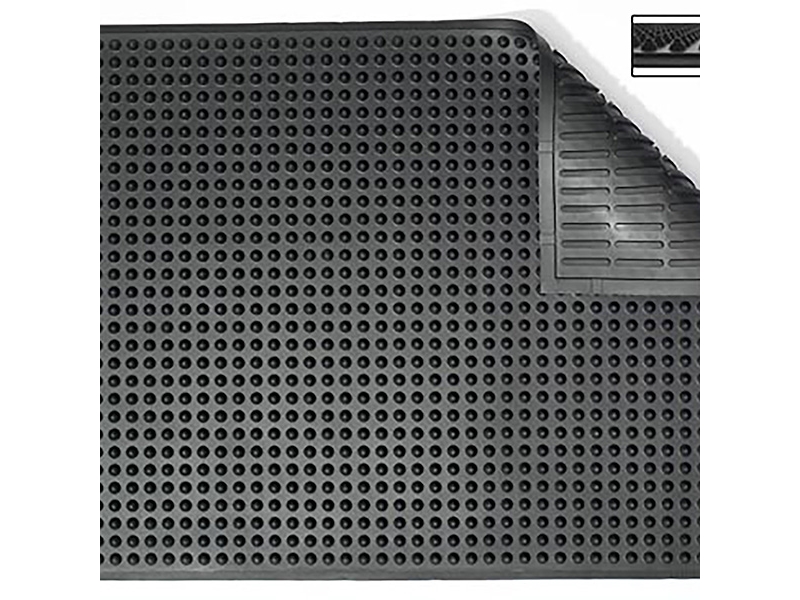 Industrimåtte Ergomat Nitro 0,60x1,80 m Sort