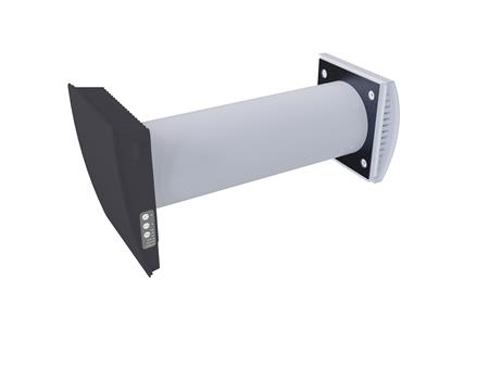 Siku Sphere Wifi 160 fläkt med svart innerdel, värme, automatisk avstängning och appkontroll, luftflöde max. 50 m³/h, Ø160 (hålstorlek 180 mm) | Ventilation & Klimat - Ventilation - Tak ventilation | GameStuff