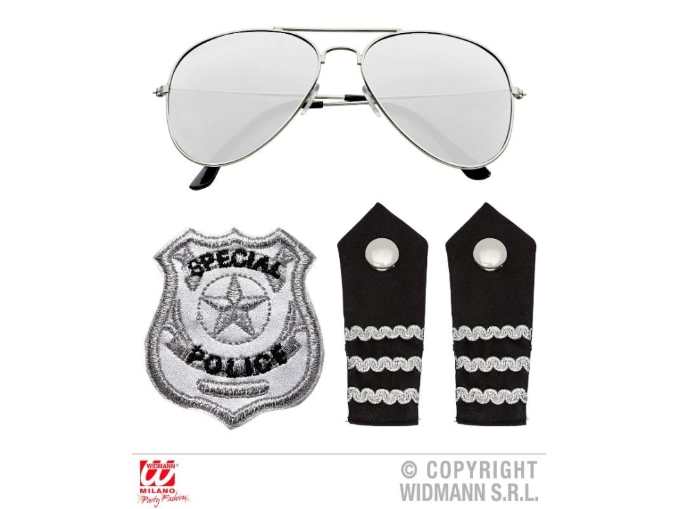 Polizei Kostüm Set