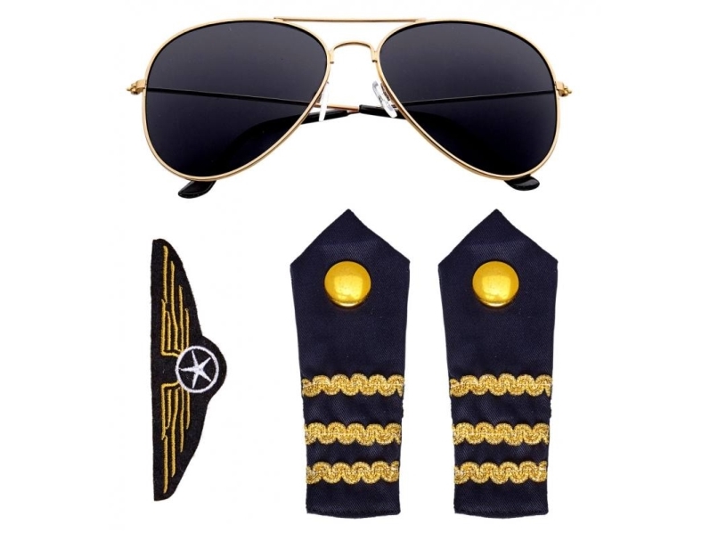 Pilotenkostüm-Set