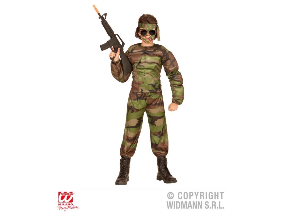 Muskel Soldat Kostume