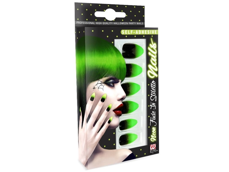 Künstliche Nägel Fade In Neon