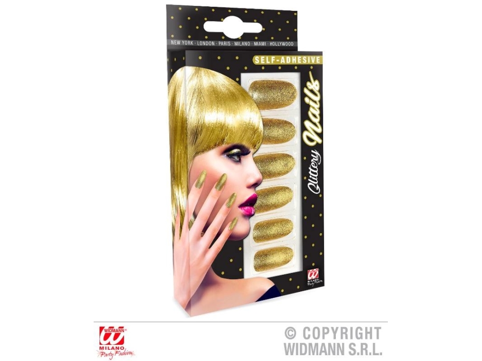 Nägel Mit Goldglitter