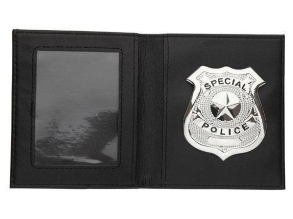 Polizeimarke In Der Brieftasche