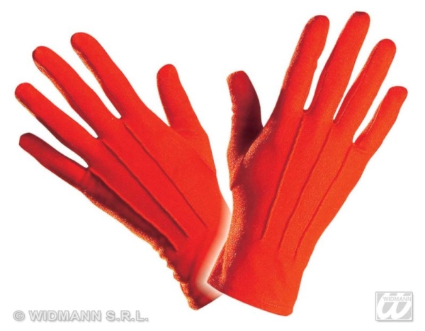 Rote Kurze Handschuhe