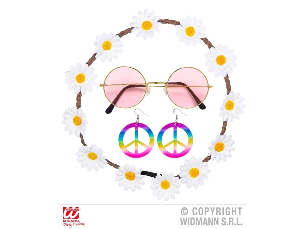 Hippie-Kostüm-Set