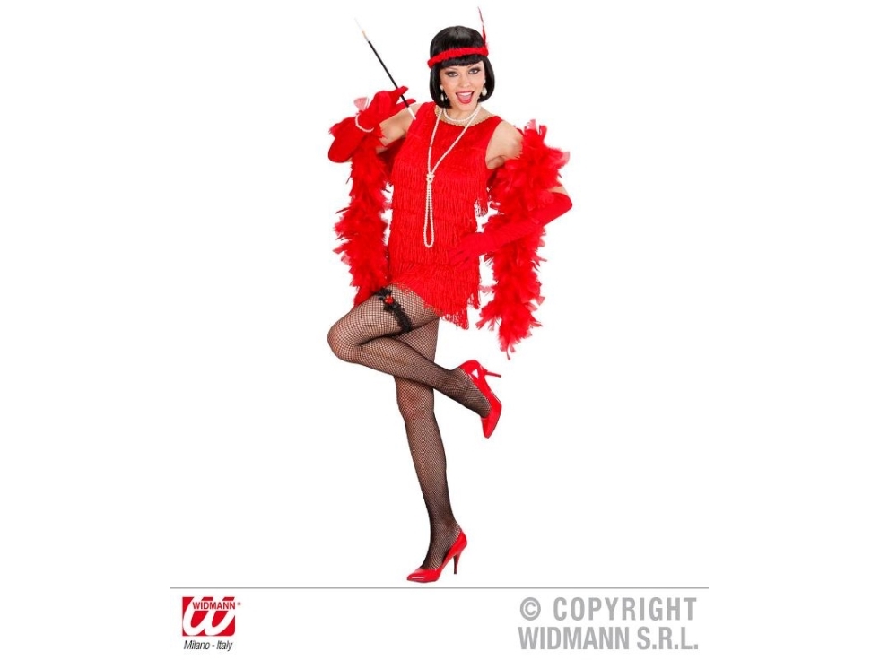 Rotes Flapperkostüm