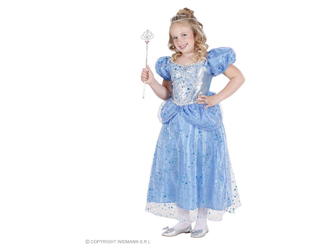 Blaues Prinzessinnenkleid