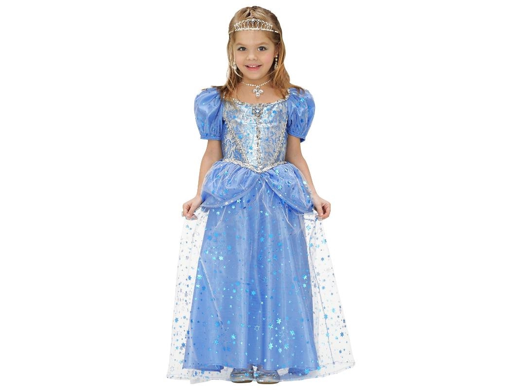 Blaues Prinzessinnenkleid