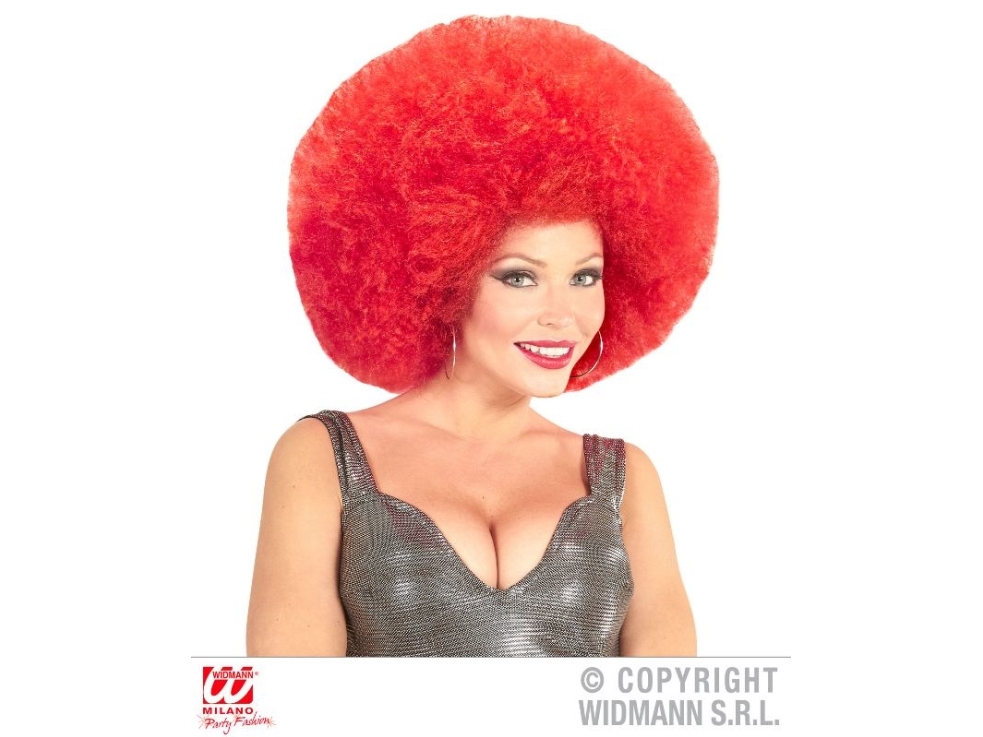 Rote Afro-Perücke, Groß