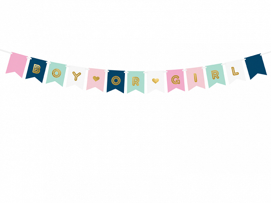 Gender Reveal - Boy Or Girl Banner, 175 Cm