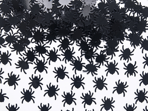 PartyDeco KONS23, Lös konfetti, Svart, 1 färger, Djur, Spider, Halloween | TV, Ljud & Bild - Musikstudio - Effekt utrustning | GameStuff