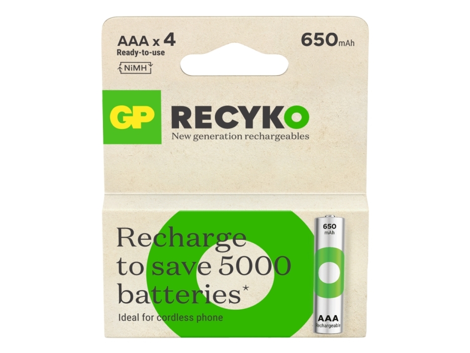 Gp Recyko - Aaa-Batterier - 2 Stk.