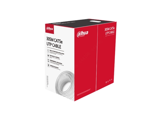 Kabel Cat5e Utp 305M Baltas/Pfm920i-5Eu-C Dahua