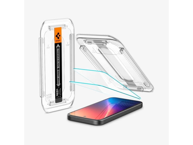 Spigen Glas.Tr Ez Fit, Google, Pixel 9A, Kratzresistent, Transparent, 2 Stück(E)