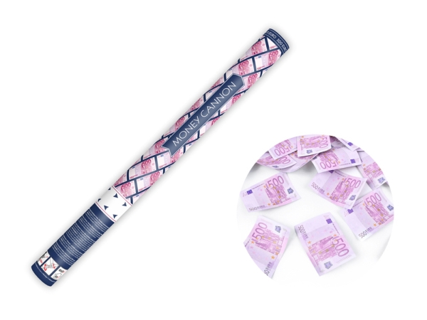 PartyDeco TUKE60, Konfettikanon, Lila, 1 färger, Playing card, 600 mm, 1 styck | N - A | GameStuff