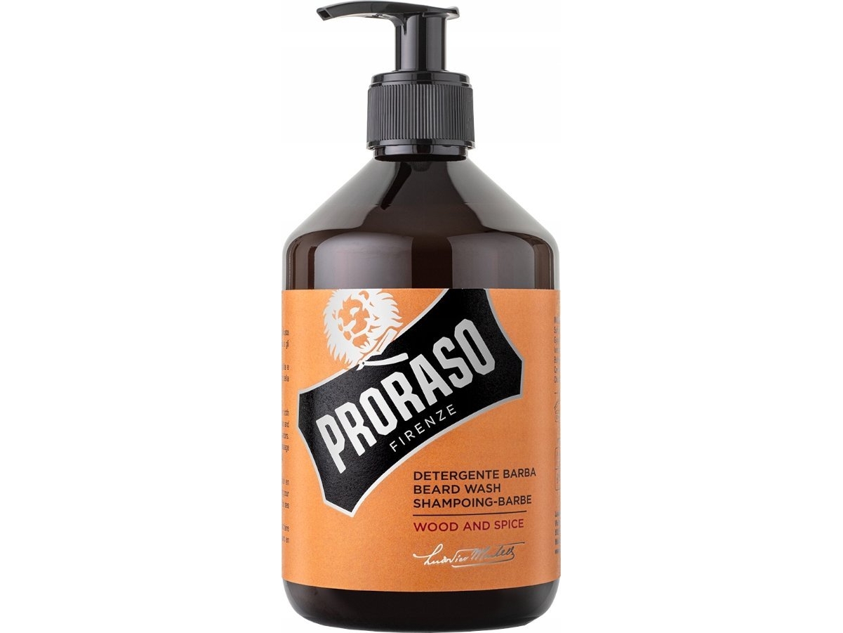 Proraso Wood and Spice Professional Beard Wash 400 ml | Hårvård - Skäggolja - Skäggschampo | GameStuff
