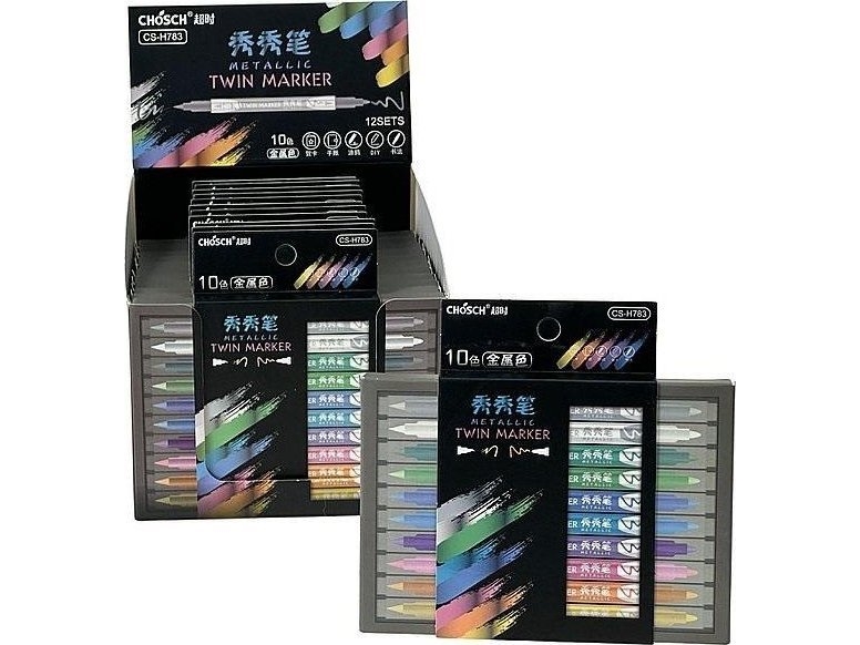 Double-Sided Markers 10 Colors