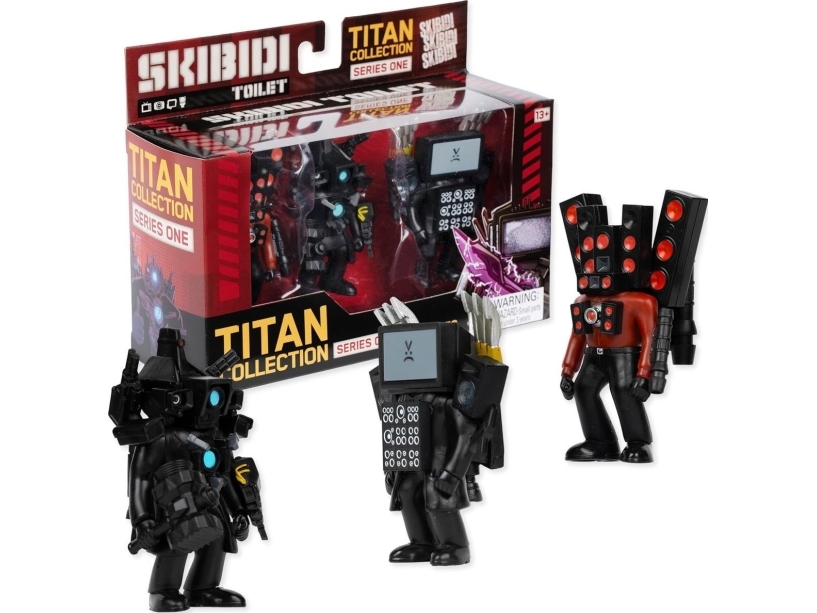 SKIBIDI WC TITAN 3 PACK