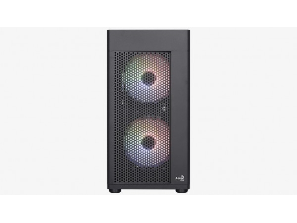 Aerocool Hexform, Mini Tower, Pc, Schwarz, Micro Atx, Mini-Itx, Abs, Spcc, Rücken, Vorderseite