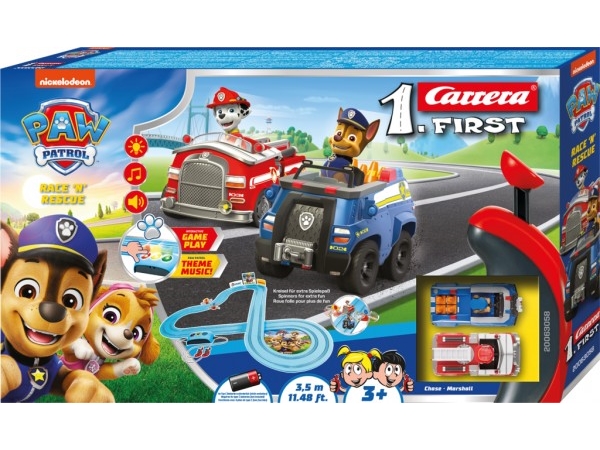 Carrera Race Track PAW Patrol - Race N Rescue, 3,5 m | Hobby - Modelljärnväg - Nybörjarsatser | GameStuff