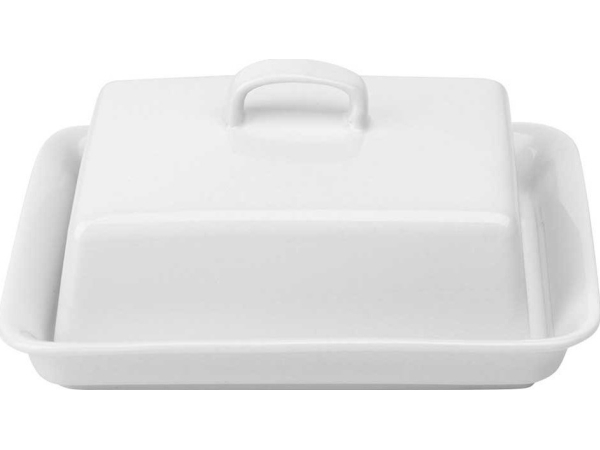 Keramisk Smørskål Hvid 139680
