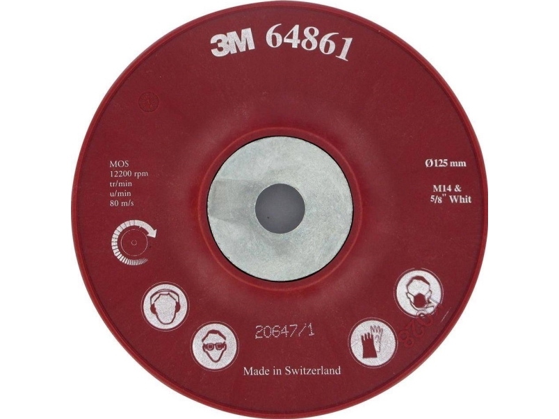 3M Stødpude Cubitron Ii Ribbet M14/178Mm 178Mm 3M (64862)
