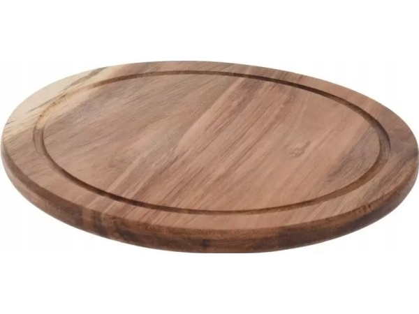 Eh Excellent Husgeråd Akacijos medinė pjaustymo lenta, apvali, Ø 25 cm | Köksutrustning - Köksredskap - Skärbrädor | GameStuff