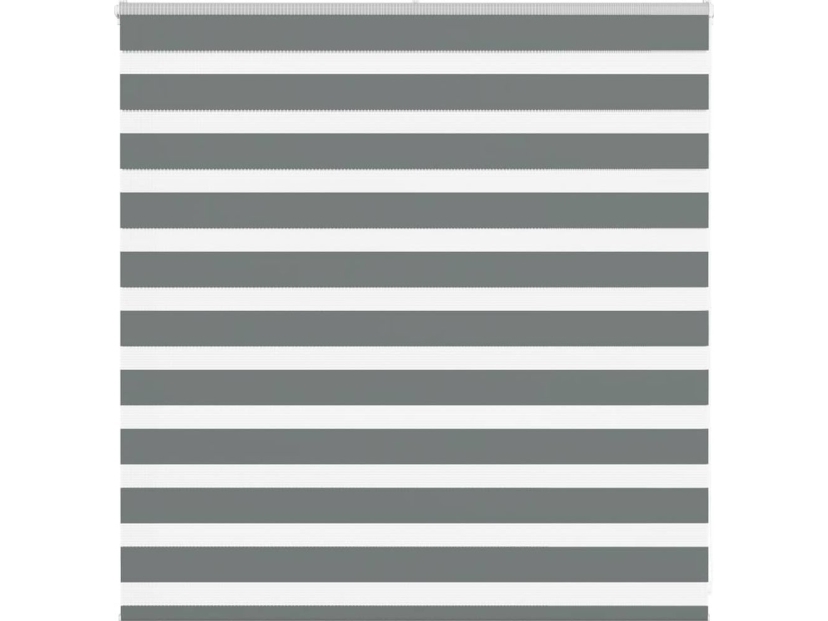 Zebra persienn mörkgrå tygbredd 135,9 cm polyester | Smarta hem - Smart Home - Gardiner & solskydd - Rullgardiner | GameStuff