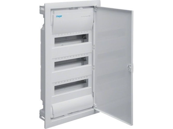 Hager Volta VU36AT 3x12 QuickConnect infälld elcentral | Elektrisk utrustning - Svartavlor | GameStuff