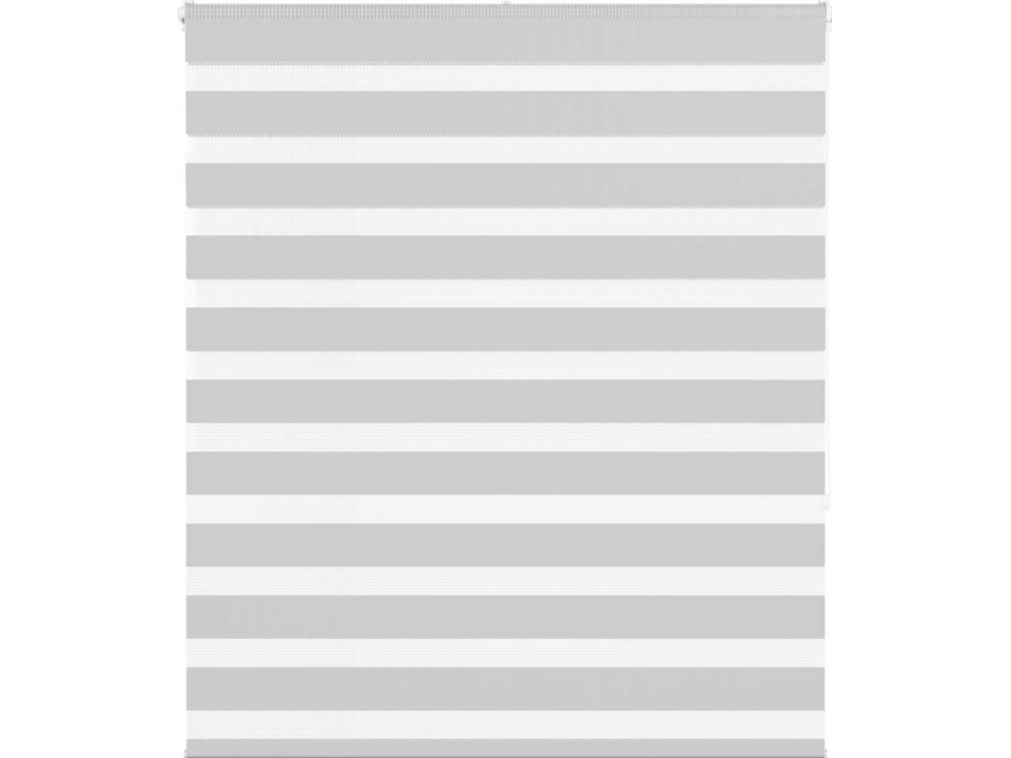 Rullaverho zebra, vaaleanharmaa, kankaan leveys 120,9 cm, polyesteri