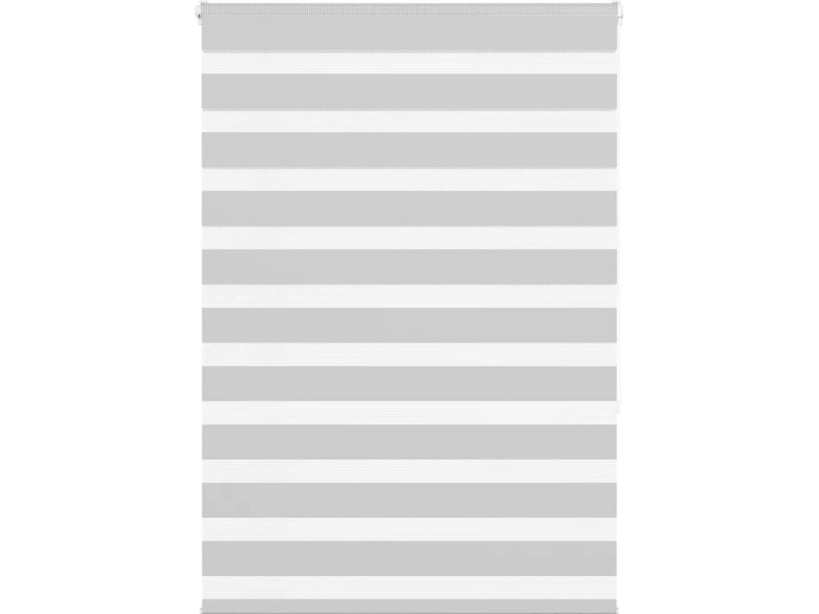 Rullaverho zebra, vaaleanharmaa, kankaan leveys 90,9 cm, polyesteri