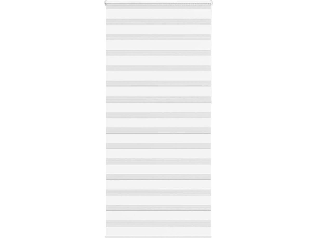 Rullaverho zebra, valkoinen, kankaan leveys 100,9 cm, polyesteri