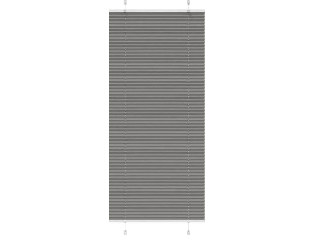 Antrasiittinen laskostettu kaihdin 95x200 cm Kankaan leveys 94.4cm