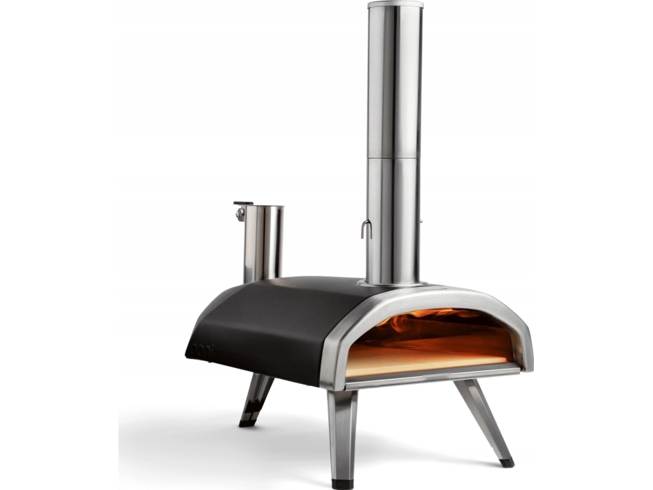 Ooni Uu-P0ad00, 1 Pizza(Er), 500 °C, Sort, Satin Stål, 742 Mm, 394 Mm, 726 Mm