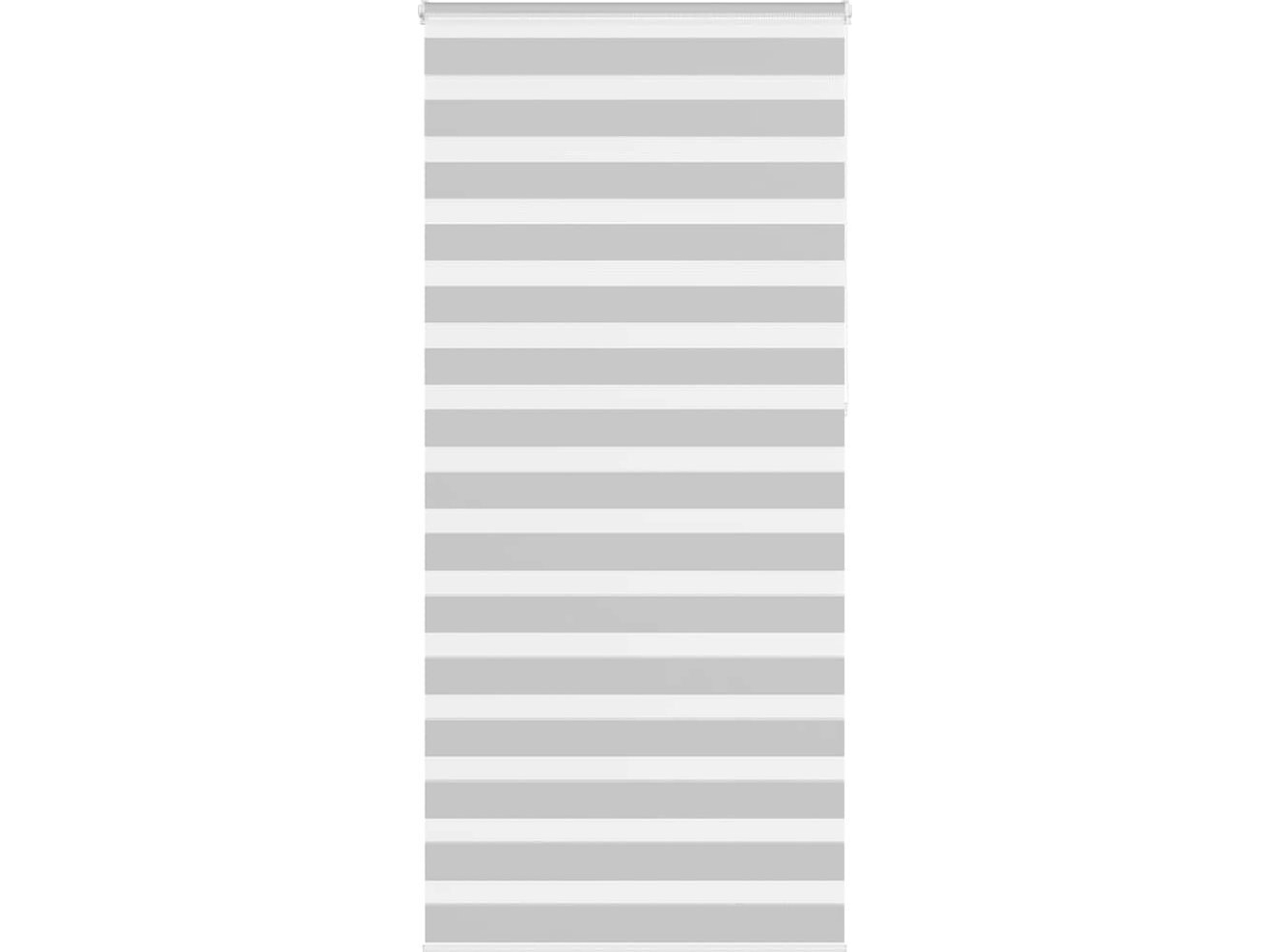 Rullaverho zebra, vaaleanharmaa, kankaan leveys 105,9 cm, polyesteri