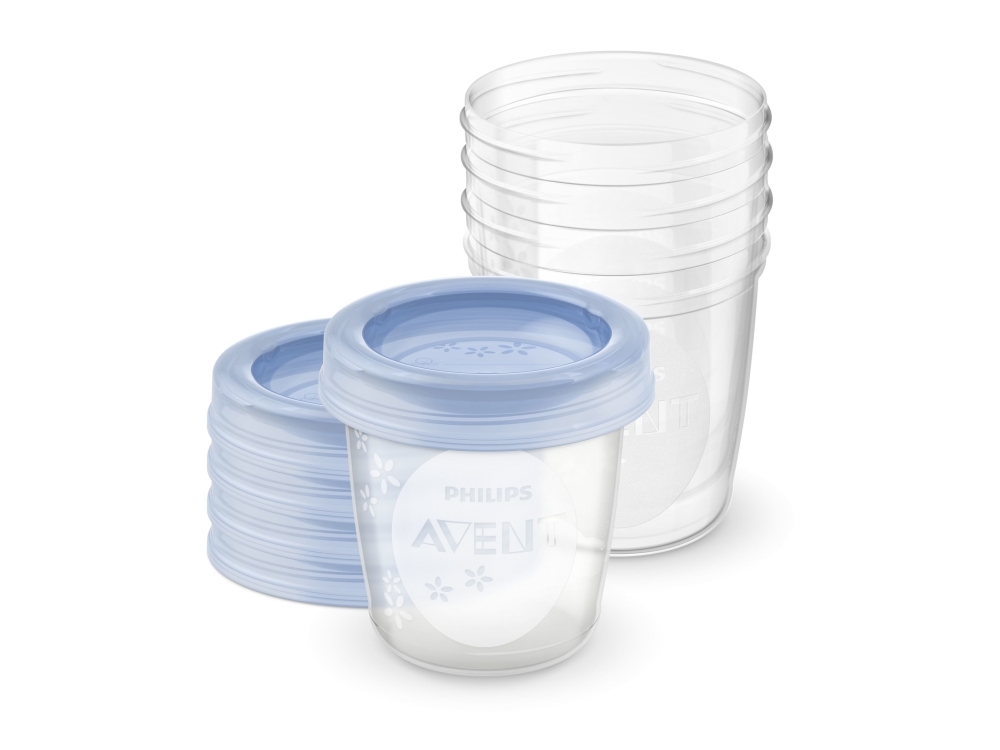 Philips "Avent" Talpyklės Motinos Pienui 5 X 180Ml 5 Vnt