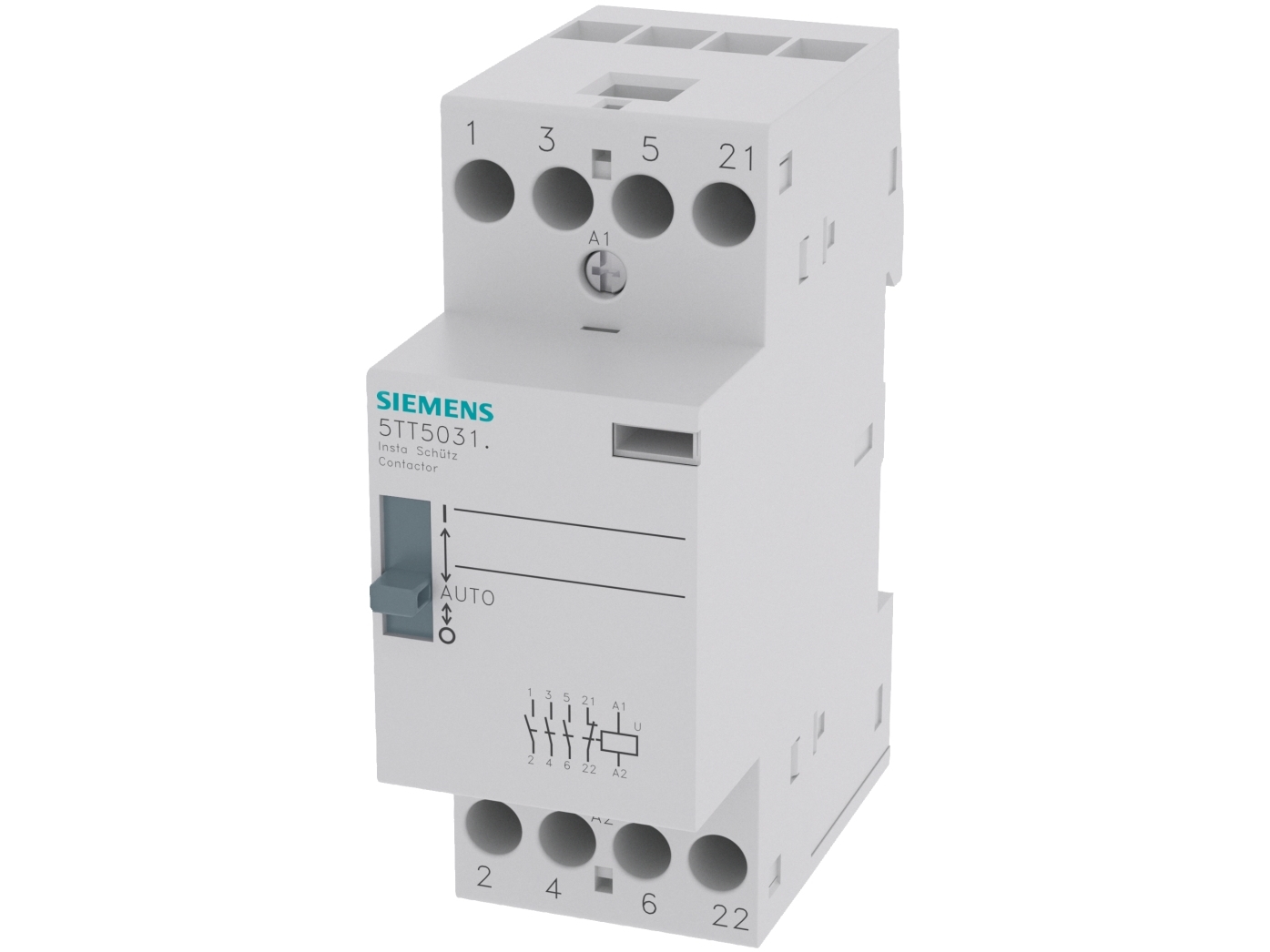 Kontaktor Insta 0/1 3No 1Nc 230V 24Vdc