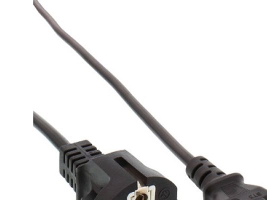 Inline Netzkabel, Schutzkontakt Gerade Auf Kaltgerätestecker C13, 1M, Schwarz, 1 M, C13-Koppler