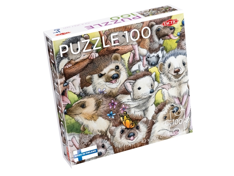 Tactic Puzzle Lovers Hedgehogs 100 Pcs Puzzle, 100 Stück(E), Tiere