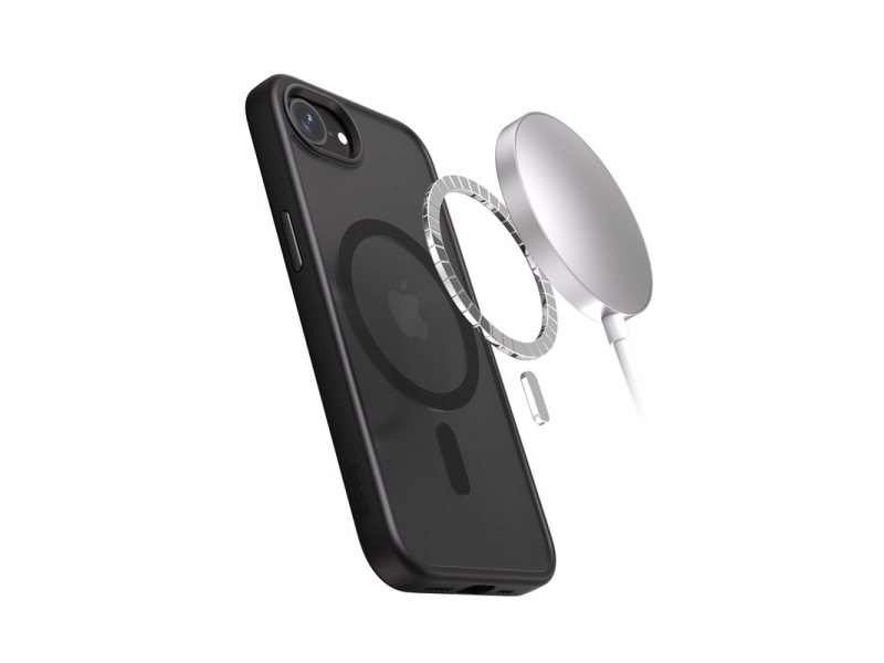 Crong Hybrid Frost Mag Abdeckung - Etui Iphone 16E Magsafe Sortieren