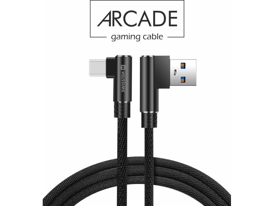 Usb-Kabel Swissten Usb-C Auf Usb-C 1,2 M Schwarz (8595217457010)
