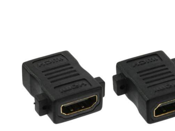 Inline Hdmi Adapter Zum Einbau, Hdmi A Buchse/Buchse, Vergoldete Kontakte, 4K2k, Hdmi A Female, Hdmi A, Schwarz