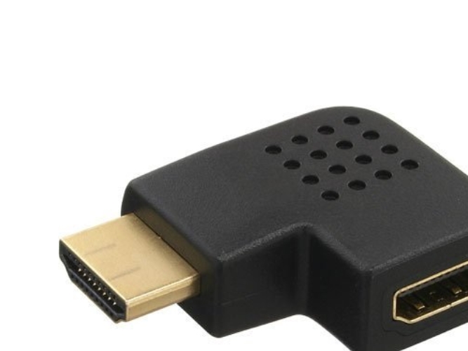 Inline Hdmi Adapter, Stecker / Buchse, Seitlich Rechts Gewinkelt, 4K2k, Hdmi A Female, Hdmi, Schwarz